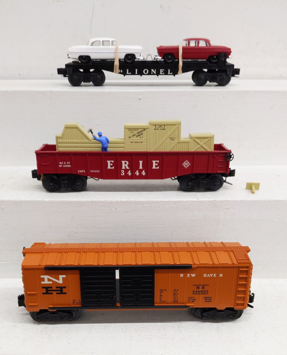 Lionel 6-38324 O Gauge New Haven Freight Cars Only [3] EX/Box