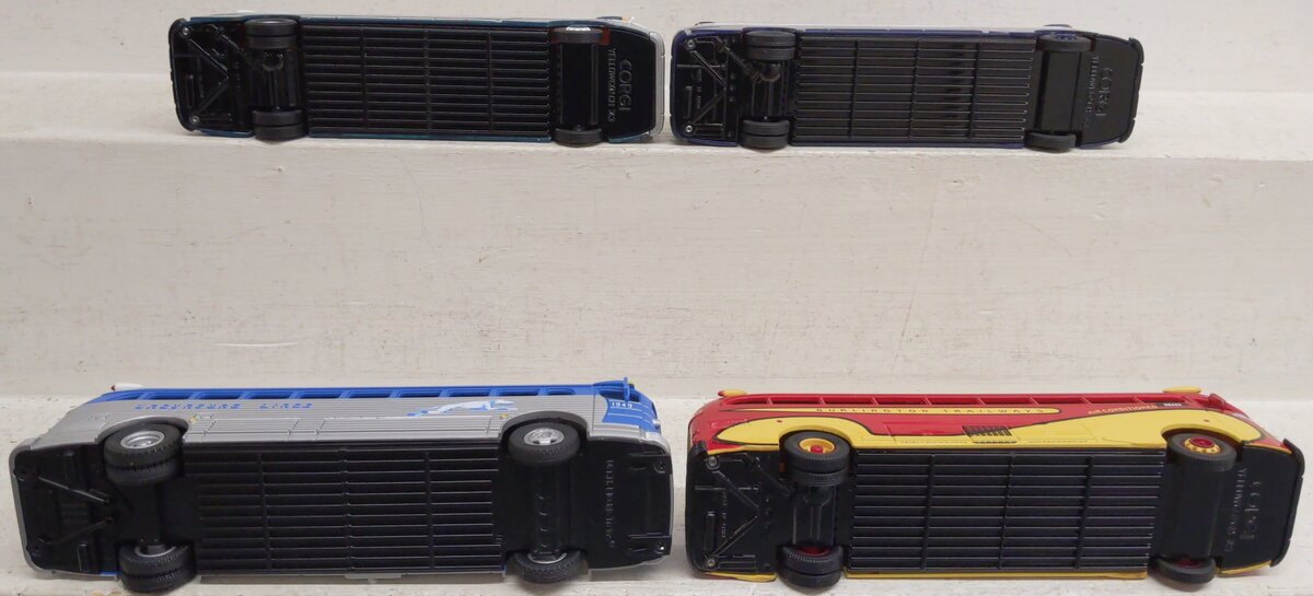 Corgi and Others 1:50 Assorted Coach Buses Yellow 743, MTH Coach [4] EX