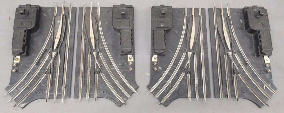 Lionel 1122 Vintage O Gauge O-27 Left And Right Remote Control Switch Pairs [2] VG/Box