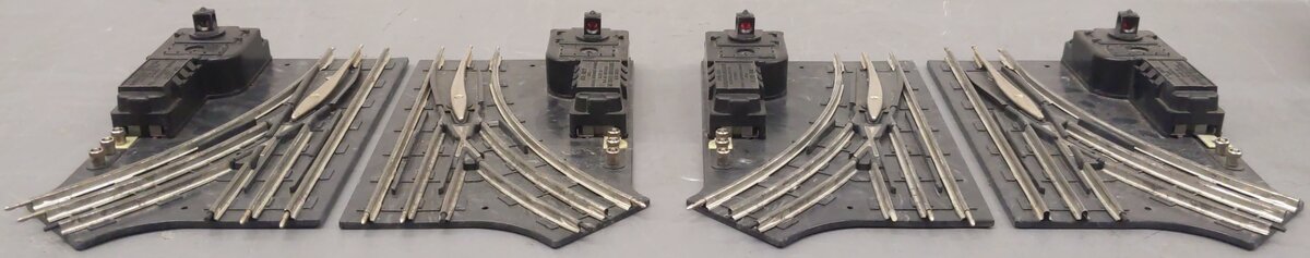Lionel 1122 Vintage O Gauge O-27 Left And Right Remote Control Switch Pairs [2] VG/Box