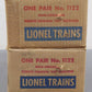 Lionel 1122 Vintage O Gauge O-27 Left And Right Remote Control Switch Pairs [2] VG/Box