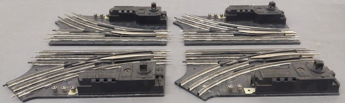 Lionel 1122 Vintage O Gauge O-27 Left And Right Remote Control Switch Pairs [2] VG/Box