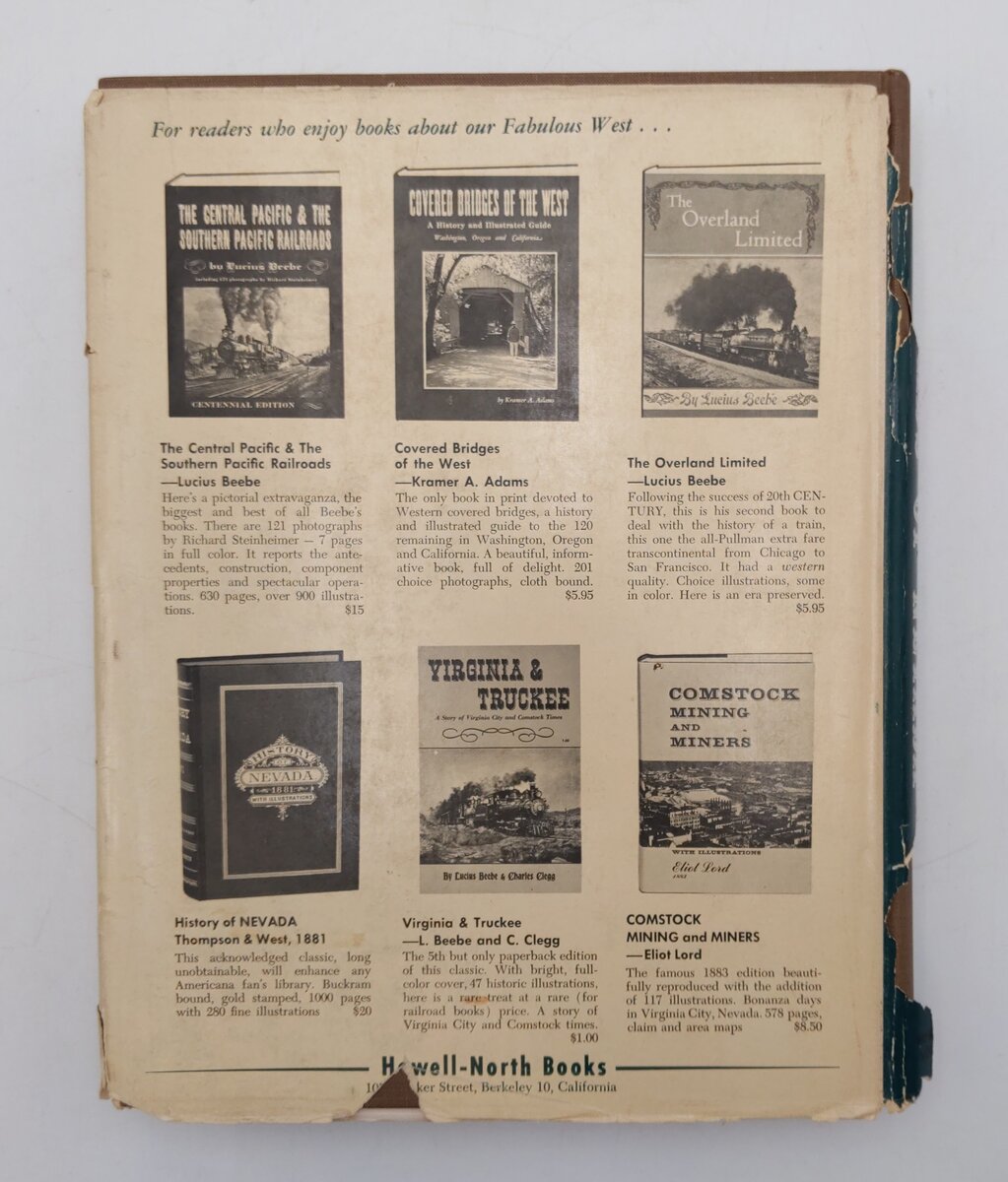 Railroads of Nevada and Eastern California Vol.2 Book By David F. Myrick