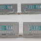 Walthers 932-240852 HO NYC Gold Mark III Flexi-Van Flat w/Trailers (Set of 2) EX