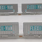 Walthers 932-240852 HO NYC Gold Mark III Flexi-Van Flat w/Trailers (Set of 2) EX