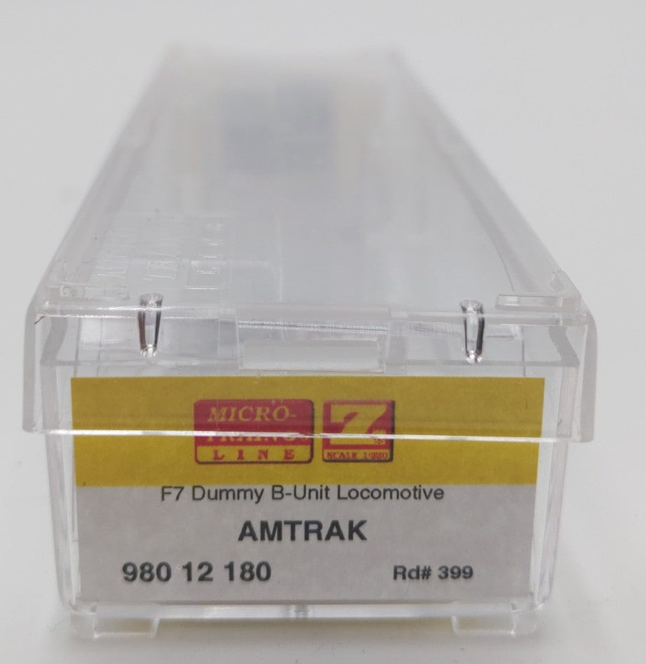 Micro-Trains 98012180 Z Amtrak F7 Dummy B-Unit Diesel Locomotive #399 LN/Box