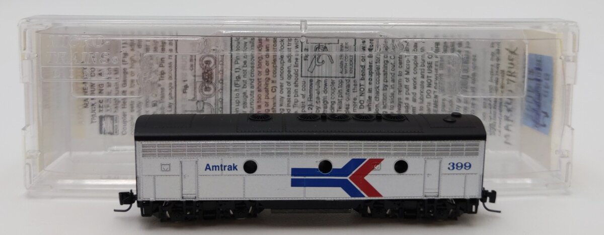 Micro-Trains 98012180 Z Amtrak F7 Dummy B-Unit Diesel Locomotive #399 LN/Box