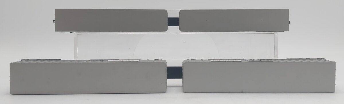 Walthers 932-23929 HO Western Pacific Flexi-Van Flat Car W/Trailer (Set of 2) EX