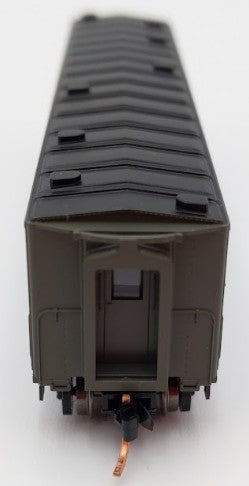 Micro-Trains 11600015 N Scale US Office Of Defense Troop Sleeper #9340 w Lights LN/Box