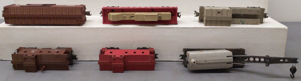 Lionel Vintage O Gauge Freight Cars #6457,6357,6419,6464,3444,6560 [6] VG