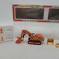Shinsei 21016 1:85 Scale Mini Power M-16 Orange Excavator Die Cast W/Accessories EX/Box