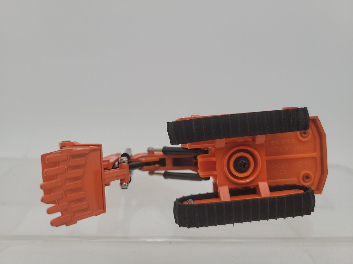 Shinsei 21016 1:85 Scale Mini Power M-16 Orange Excavator Die Cast W/Accessories EX/Box