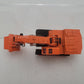 Shinsei 21016 1:85 Scale Mini Power M-16 Orange Excavator Die Cast W/Accessories EX/Box