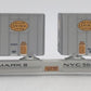 Walthers 932-40851 HO Scale NYC Flexi-Van Flatcar w/ Side Door Trailers #504154 EX