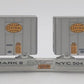 Walthers 932-40851 HO Scale NYC Flexi-Van Flatcar w/ Side Door Trailers #504154 EX