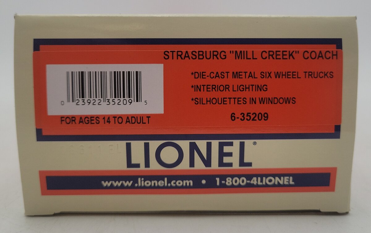 Lionel 6-35209 Strasburg 