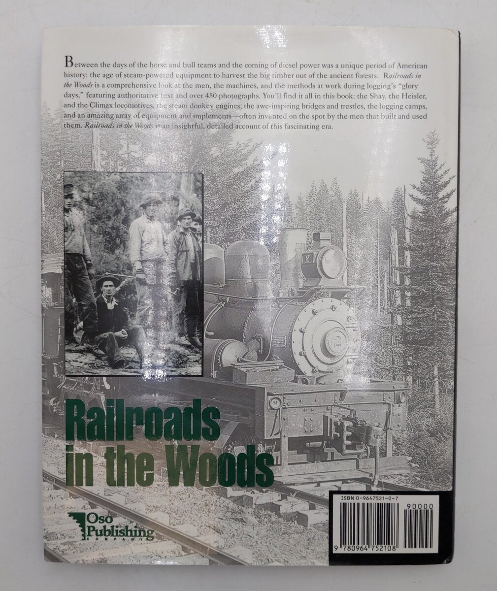 Railroads in the Woods Hardcover Book By John T. Labbe and Vernon Goe EX