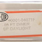 Con-Cor 0001-04071F N Scale Southern Pacific Daylight 85' Diner Car #10200 LN/Box