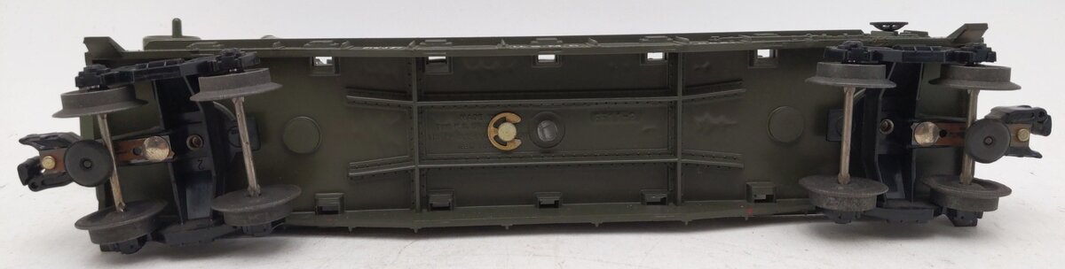Lionel 6651 Vintage O USMC Olive Drab Cannon Car VG