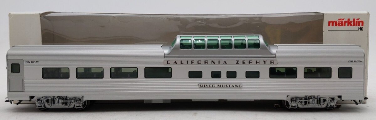 Marklin 43614 HO Scale California Zephyr Vista Dome Passenger Car LN/Box