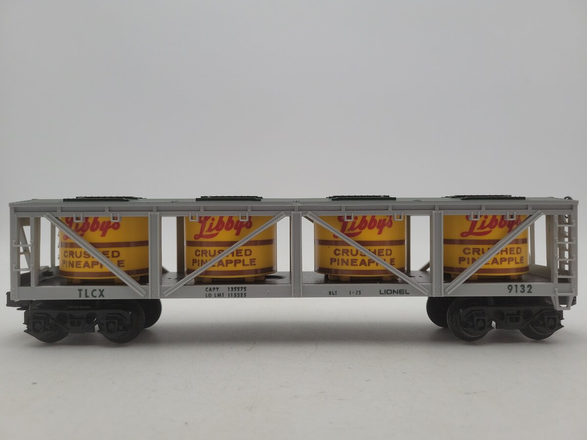 Lionel 6-9132 O Gauge Libbys Crushed Pineapple Vat Car EX/Box