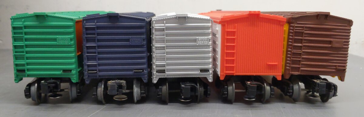 Lionel Assorted O Gauge Freight Cars [5] VG/Box