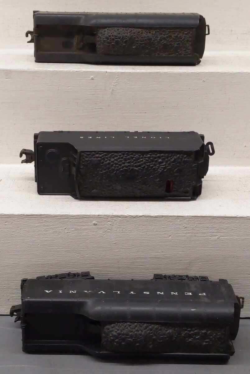 Lionel Vintage O Gauge Operating Whistle Tenders #6466W, 2046W, 2671W [3] VG