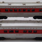 Lionel Vintage O Red Stripe Passenger Cars 2444, 2446 [2] VG/Box