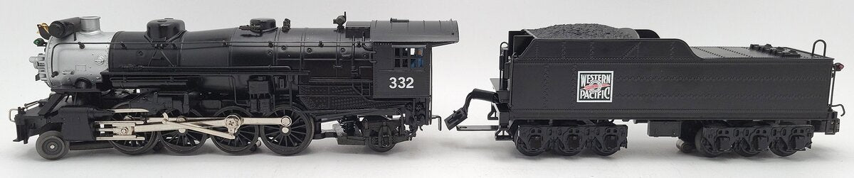 K-Line K3697-0332W O Western Pacific 2-8-2 Mikado Steam Engine w/TMCC #332 LN/Box
