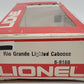 Lionel 6-9166 O Gauge Rio Grande Lighted Caboose EX/Box