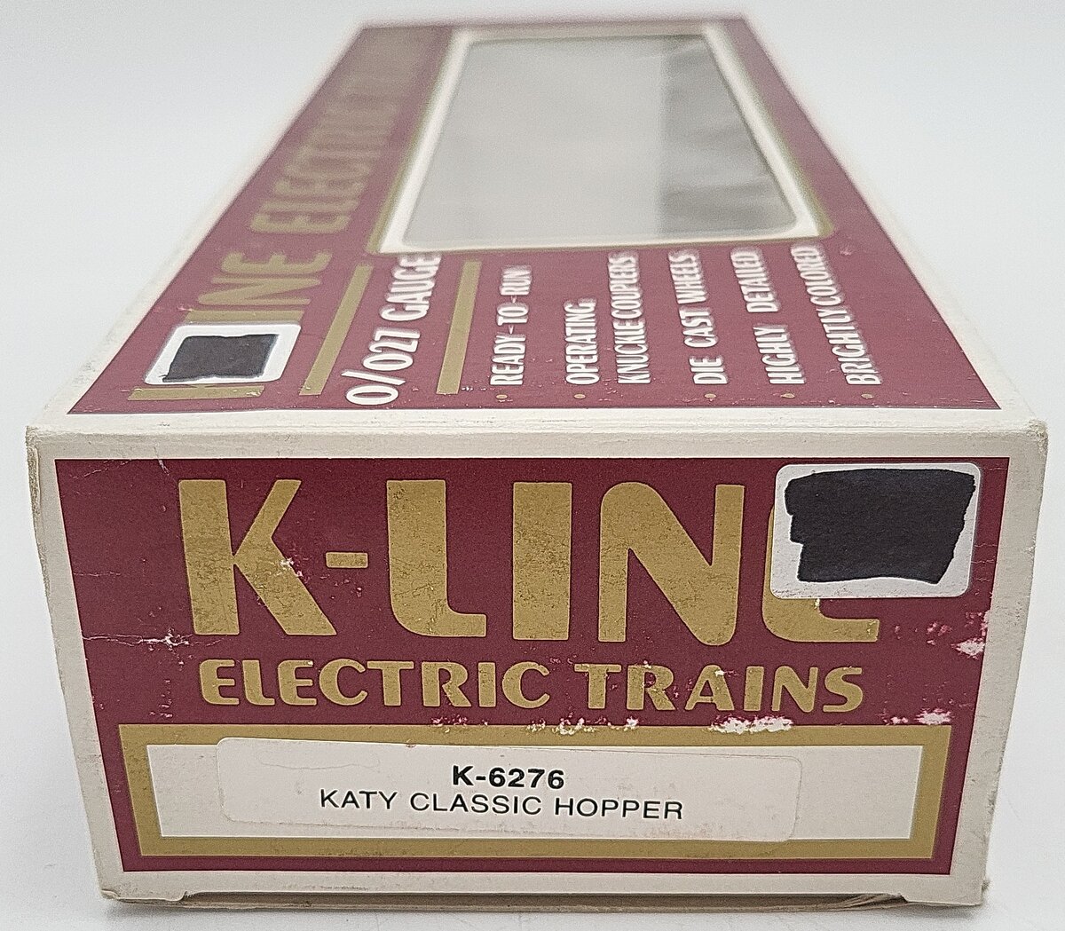 K-Line K6276 Red Katy Classic Ribbed Hopper EX/Box