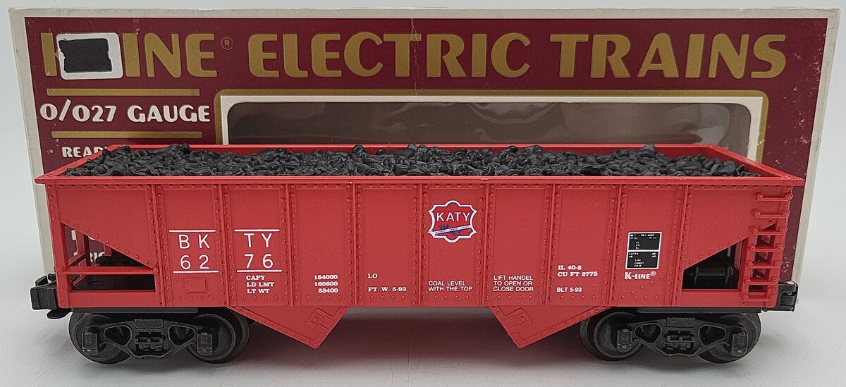 K-Line K6276 Red Katy Classic Ribbed Hopper EX/Box