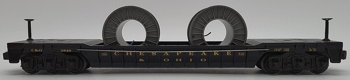 Lionel 6-16946 O Gauge Chesapeake & Ohio F9 Well Car #3840 EX/Box