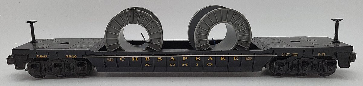 Lionel 6-16946 O Gauge Chesapeake & Ohio F9 Well Car #3840 EX/Box
