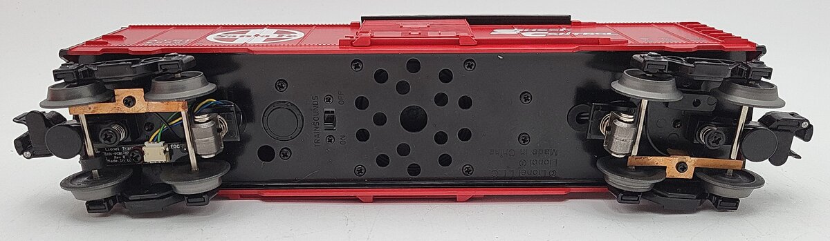 Lionel 6-26861 O Gauge Santa Fe Boxcar with Diesel Trainsounds LN/Box