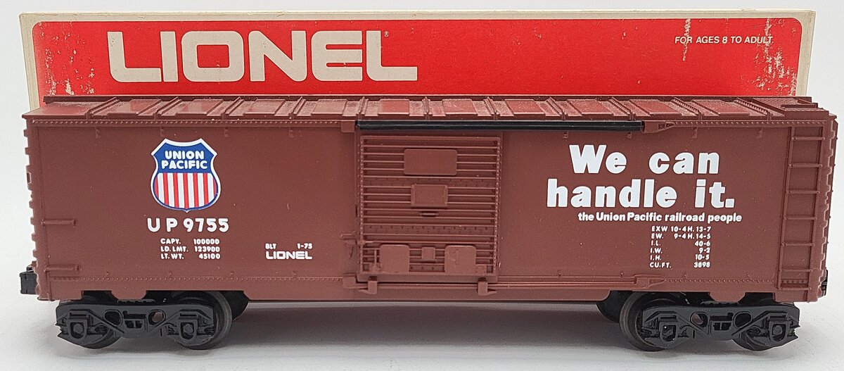 Lionel 6-9755 O Gauge Union Pacific Boxcar EX/Box