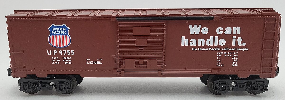 Lionel 6-9755 O Gauge Union Pacific Boxcar EX/Box