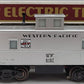 K-Line K6167 O Gauge Western Pacific Classic Silver Caboose EX/Box