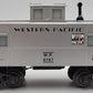 K-Line K6167 O Gauge Western Pacific Classic Silver Caboose EX/Box