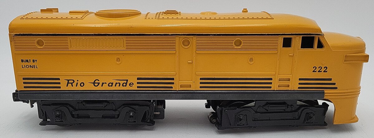 Lionel 222 Vintage O Rio Grande Alco A Unit Diesel Locomotive EX