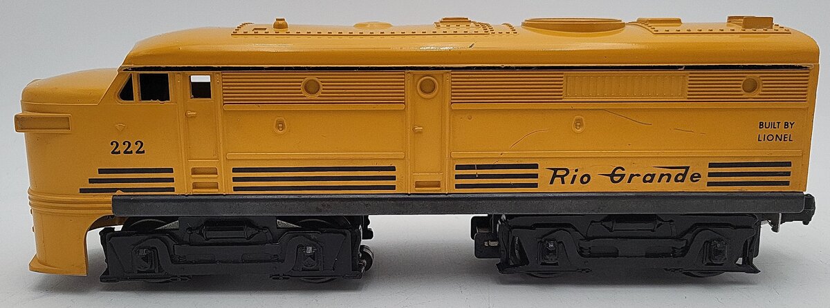 Lionel 222 Vintage O Rio Grande Alco A Unit Diesel Locomotive EX
