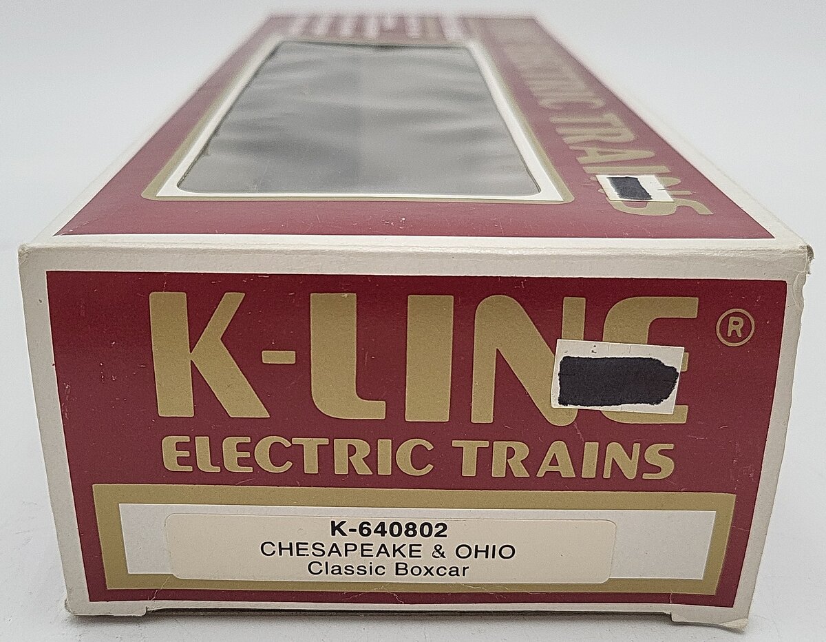 K-Line K640802 O Chesapeake & Ohio Classic Boxcar LN/Box