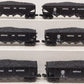 MTH 30-7536 O Gauge Norfolk & Western 4-Bay Hopper with Coal Load 6-Car Set #2 LN/Box