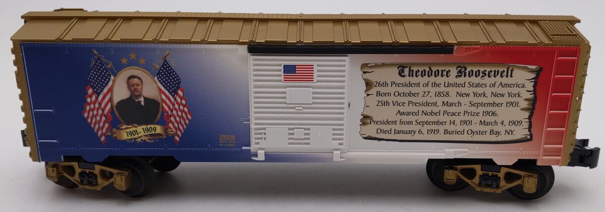Lionel 6-39339 O Gauge Theodore Roosevelt Boxcar LN/Box