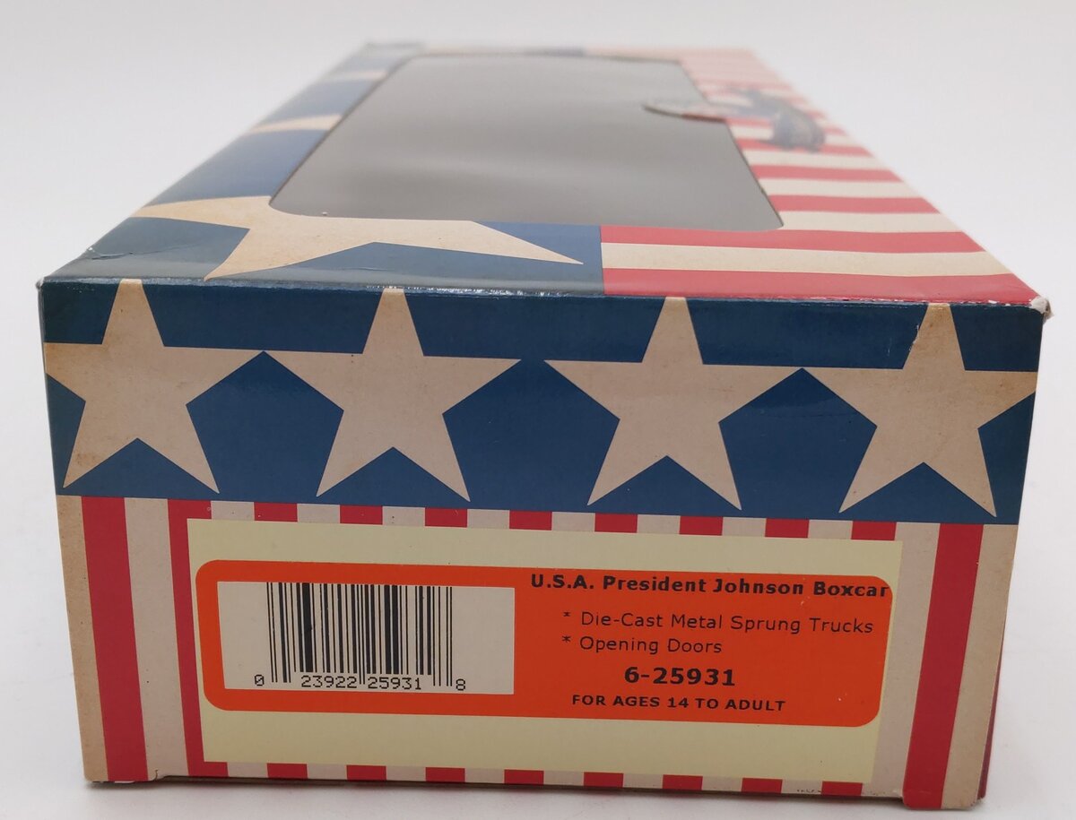 Lionel 6-25931 O Gauge USA President Andrew Johnson Boxcar LN/Box