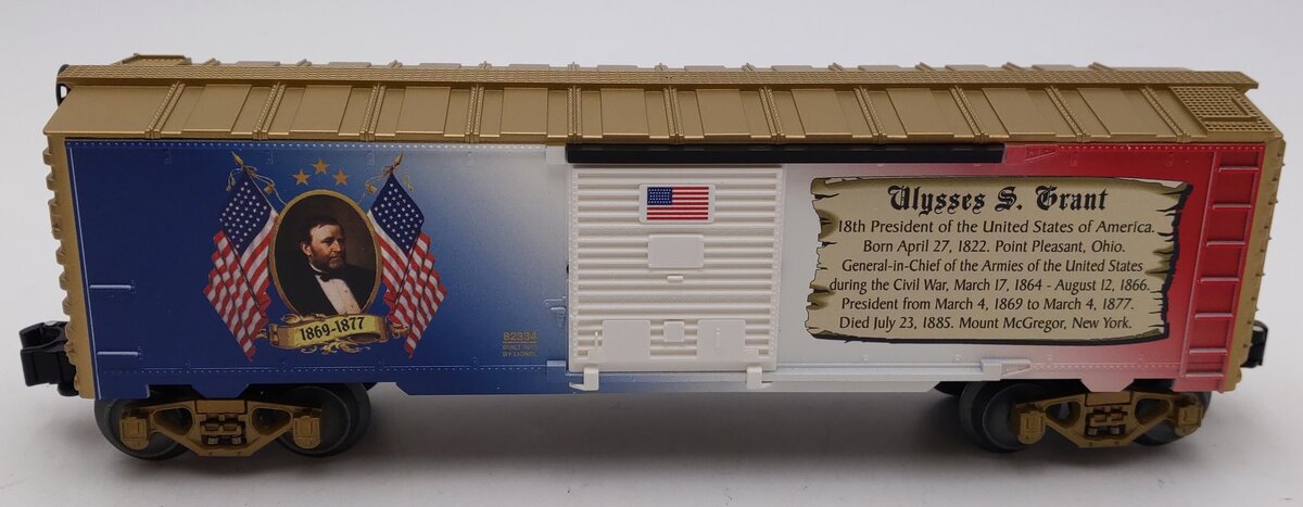 Lionel 6-82334 O Gauge Ulysses S. Grant Boxcar