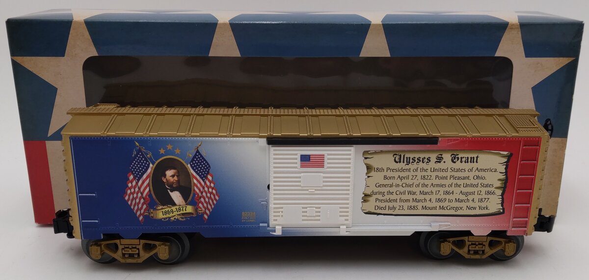Lionel 6-82334 O Gauge Ulysses S. Grant Boxcar LN/Box