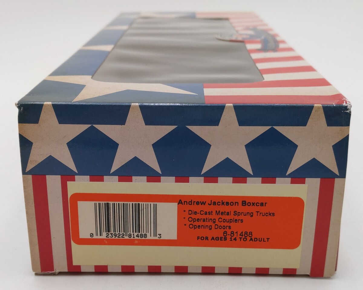 Lionel 6-81488 O Gauge USA Presidents Andrew Jackson Boxcar LN/Box