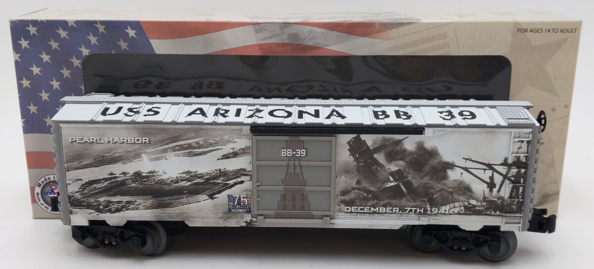 Lionel 6-83779 O Gauge Pearl Harbor 75th Anniversary Box Car LN/Box