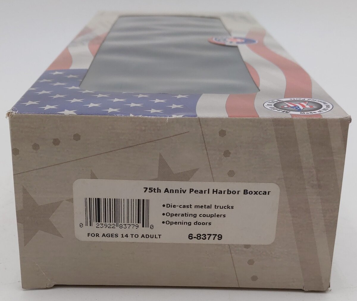 Lionel 6-83779 O Gauge Pearl Harbor 75th Anniversary Box Car LN/Box